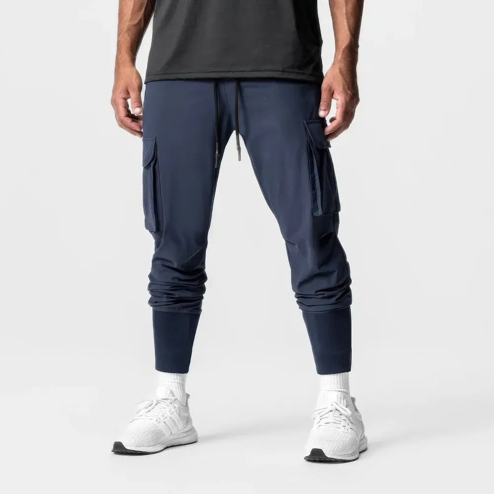 Camouflage Sportbroek Voor Heren VIQA© NEDERLANDBlauw-XXL