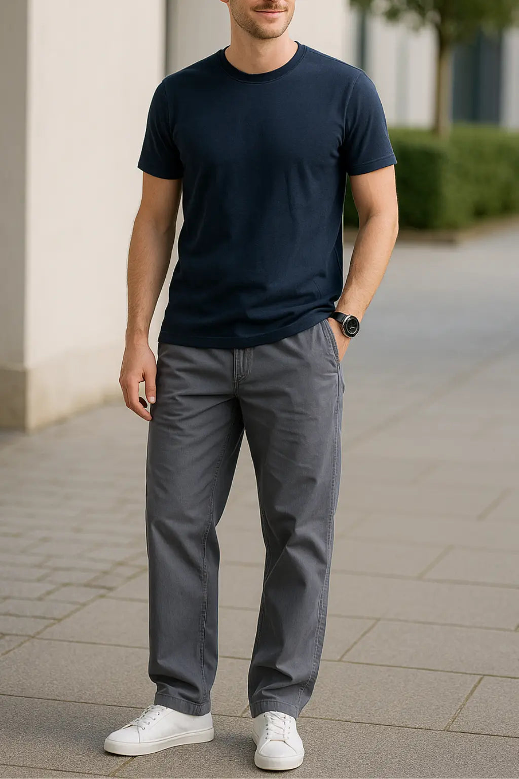 Heren Cargo Broek, Zomer Katoenen Werkkleding Broek, Casual Jogger Fit Klimmen Sweatpants | VIQA VIQA© NEDERLANDGrijs-L