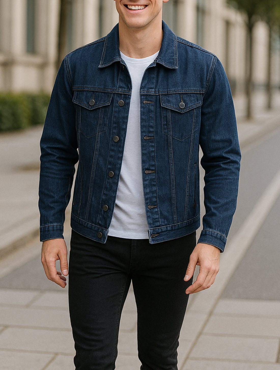 Winter Denim Jas Voor Heren, Katoen Gewatteerd, Dik, Warm, Casual Bovenkleding | VIQA VIQA© NEDERLAND