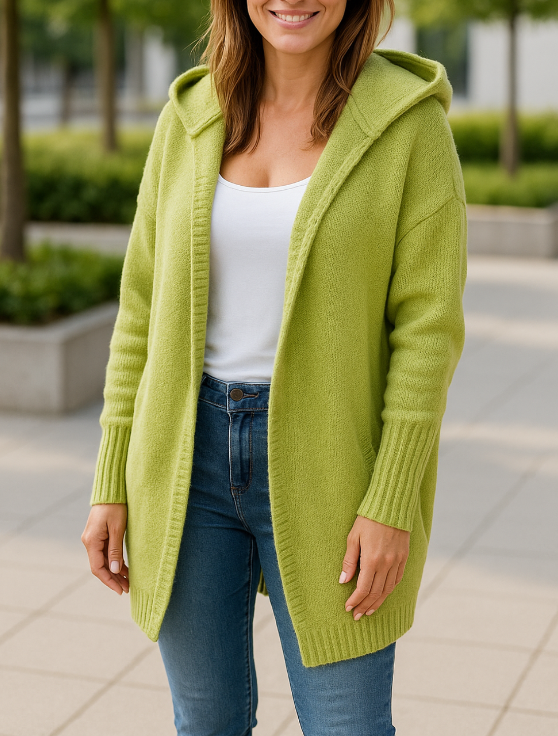 Lange Gebreide Cardigan Jas Voor Dames, Losse Bat Mouw Herfst Winter Casual Sweaterjas | VIQA VIQA© NEDERLAND