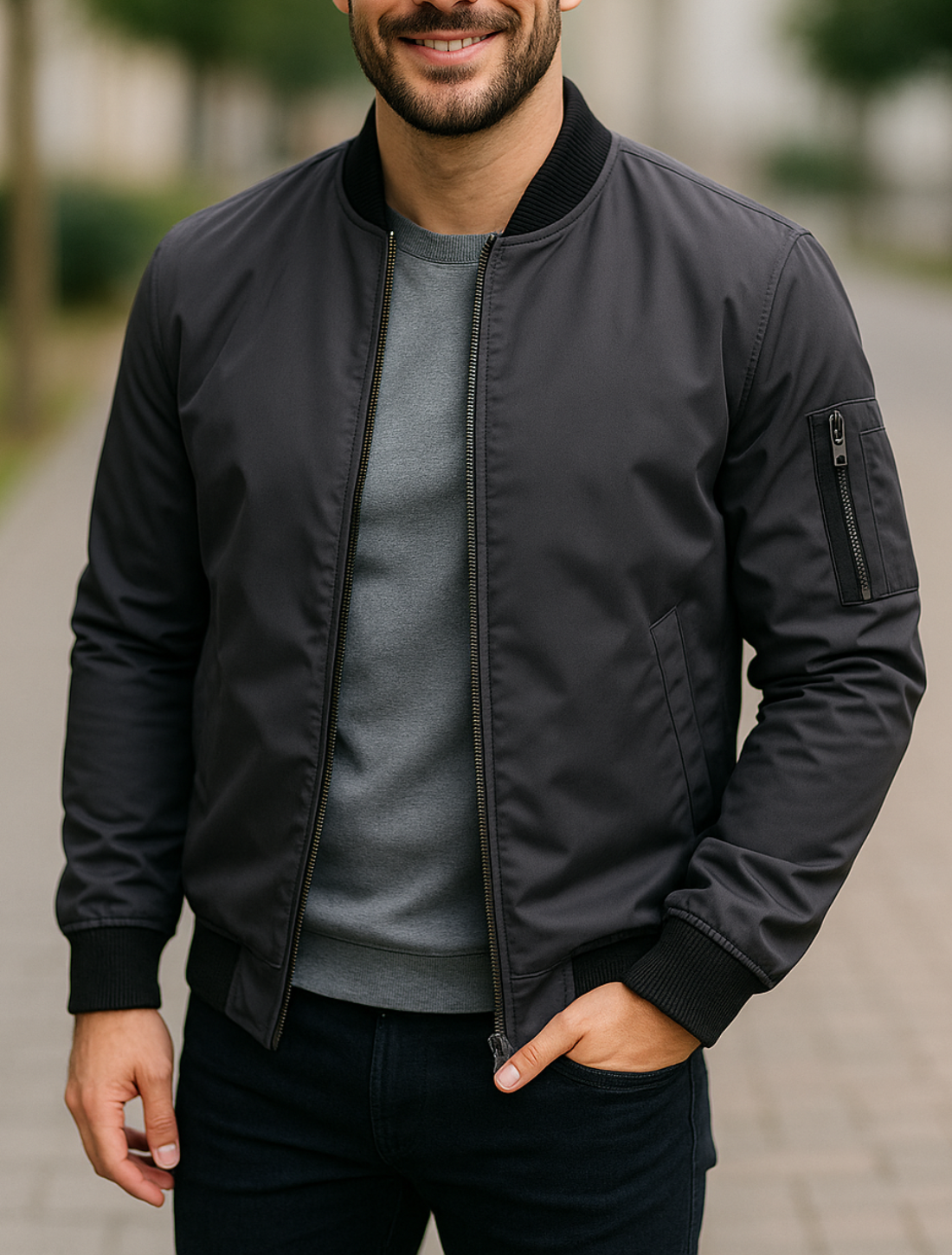 Heren Winterjas met voering, halflange katoenen parka met capuchon, warme thermische windjack | VIQA VIQA© NEDERLAND