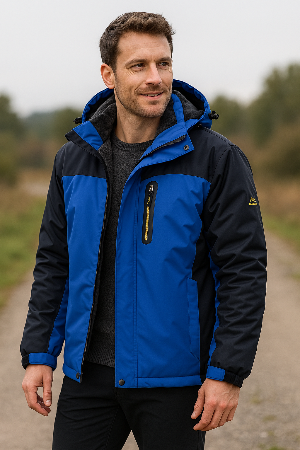 Zware Fleece Gevoerde Parka Voor Heren, Waterdichte Winddichte Ski- En Snowboardjas Met Afneembare Capuchon | VIQA VIQA© NEDERLAND