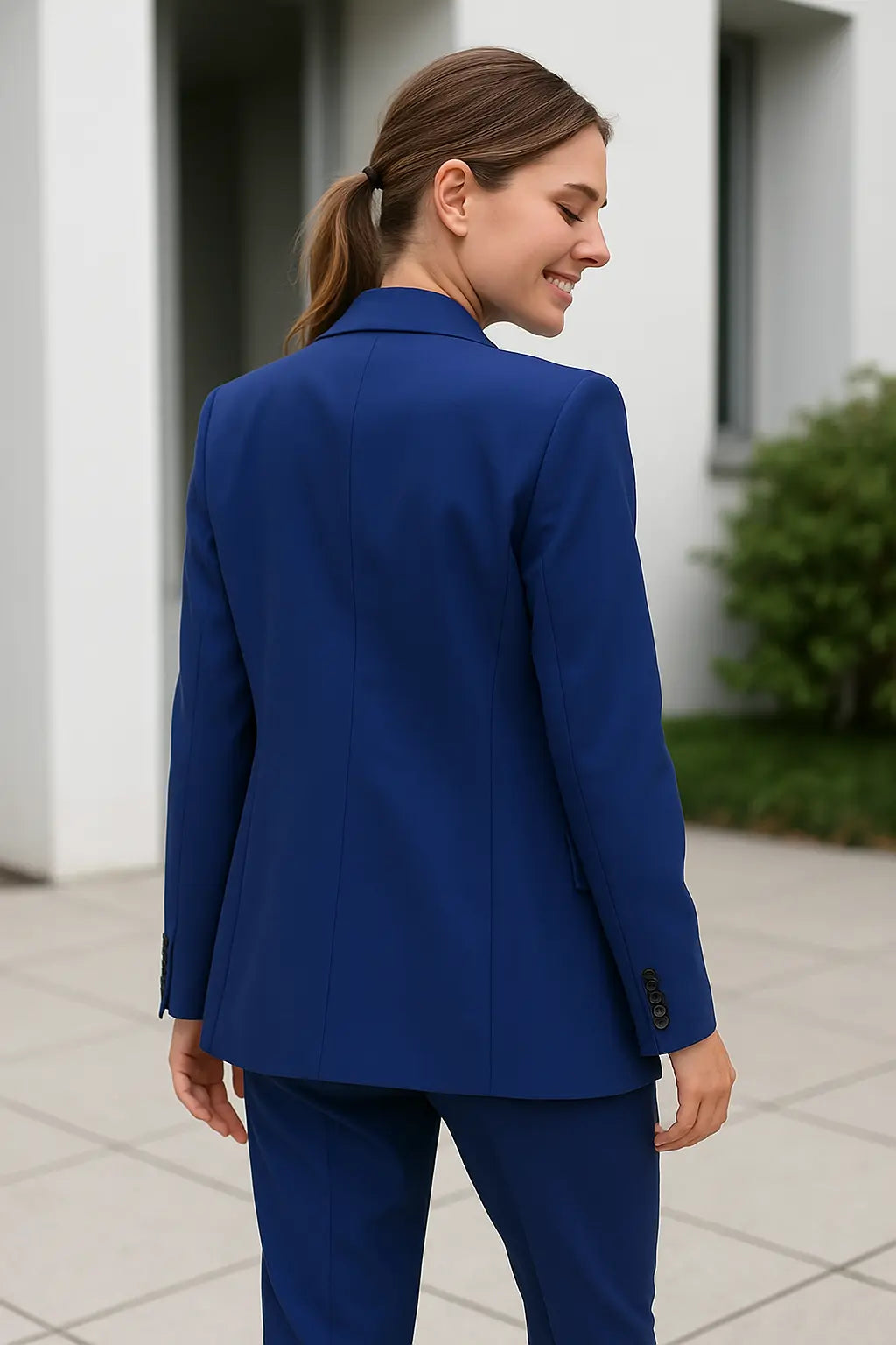 Casual Blazer Voor Dames, Colbert Met Lange Mouwen En Effen Kleur, Knoopsluiting Voor Kantoor, Werkkleding Top | VIQA VIQA© NEDERLAND