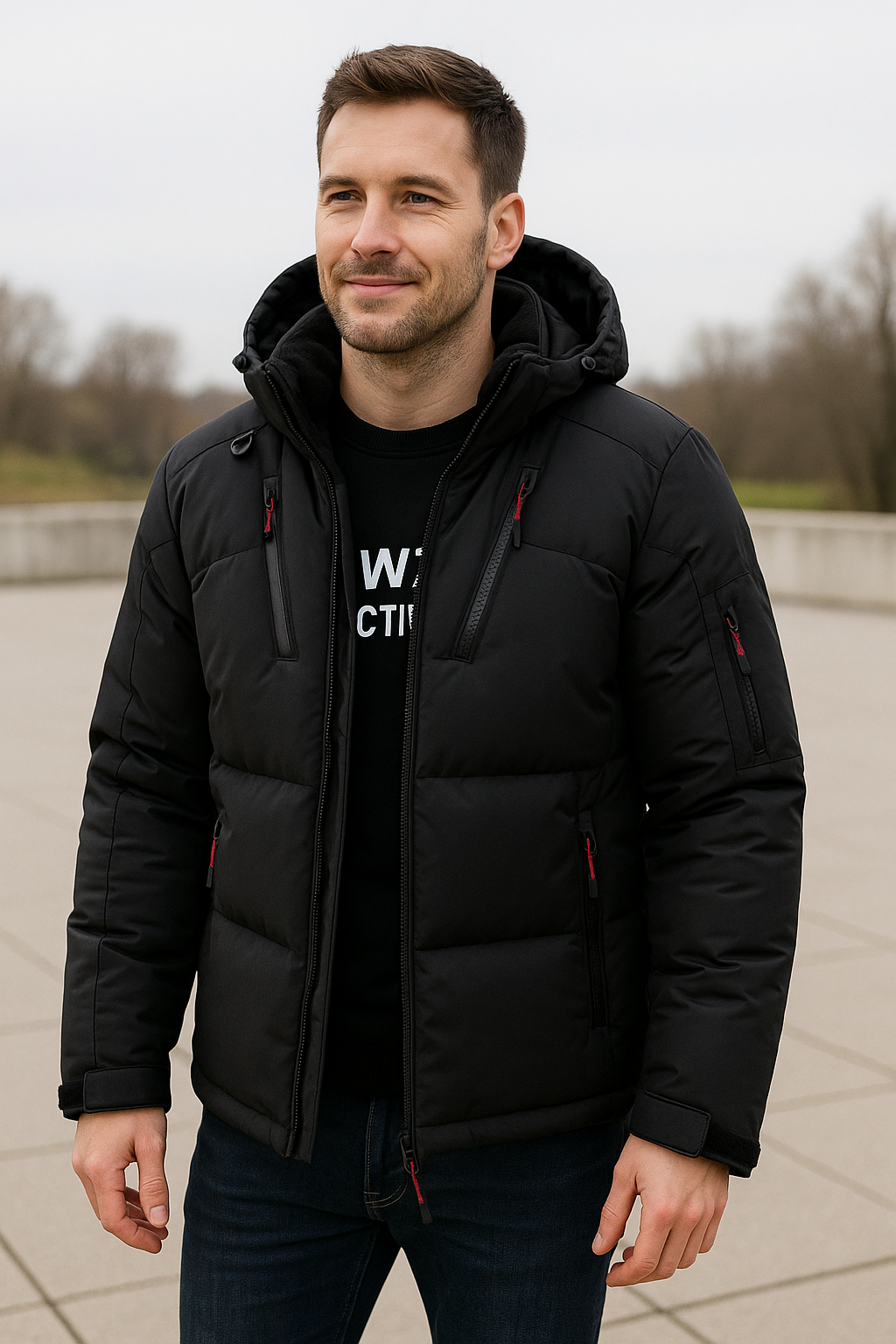 Winter Parka Voor Heren, Dikke Witte Eendendonsjas Voor Extreme Kou | VIQA VIQA© NEDERLAND