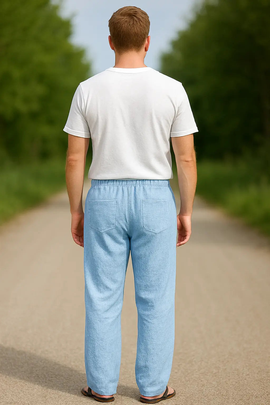 Heren Zomerbroek, Ademende Losse Rechte Broek, Casual Effen Kleur Streetwear | VIQA VIQA© NEDERLAND