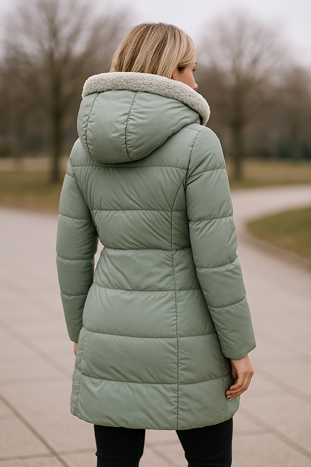 Dames Winterjas Met Capuchon, Dikke, Warm Gevoerde Jas, Lichtgewicht Regenjas | VIQA VIQA© NEDERLAND