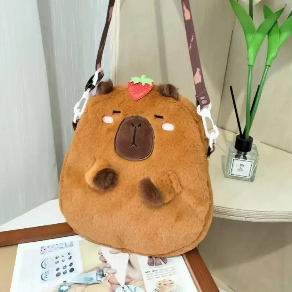 Grote Capibara Pluche Schoudertas VIQA© NEDERLAND