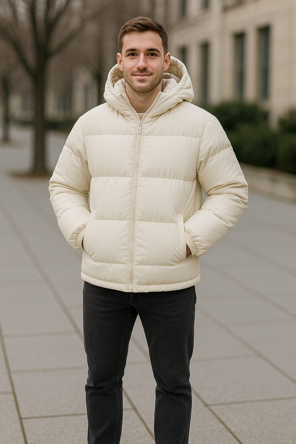 Heren Pufferjas, Dikke Warme Jas Met Capuchon, Winter Losse Broodstijl Bovenkleding | VIQA VIQA© NEDERLAND