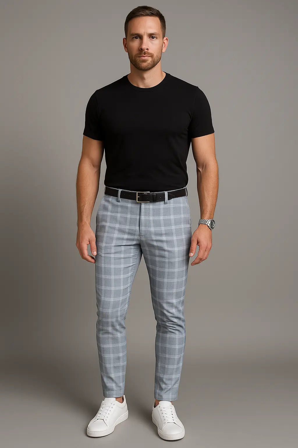 Erick Casual Chino Herenbroek VIQA© NEDERLANDBlauw-2XL