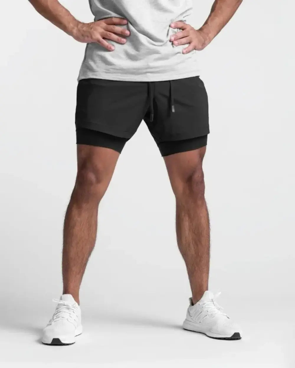 Edward Atletische Korte Broeken VIQA© NEDERLANDZwart-2XL