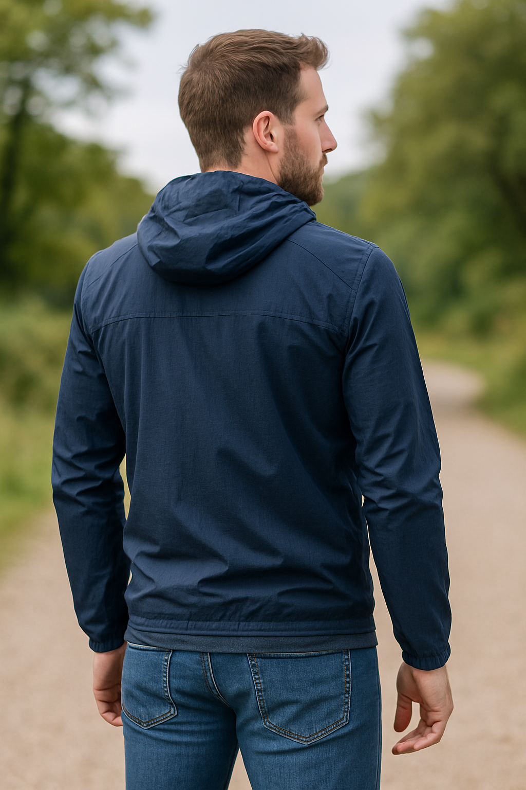 Heren Zomer Sneldrogend Windjack Met Capuchon, Lichtgewicht Outdoor Wandel- en Fietsjack | VIQA VIQA© NEDERLAND