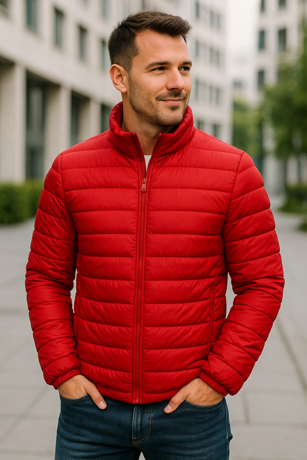 Heren Winter Dikke Katoenen Gewatteerde Donsjas, Warme Casual Staande Kraag Windjack Jas | VIQA VIQA© NEDERLAND