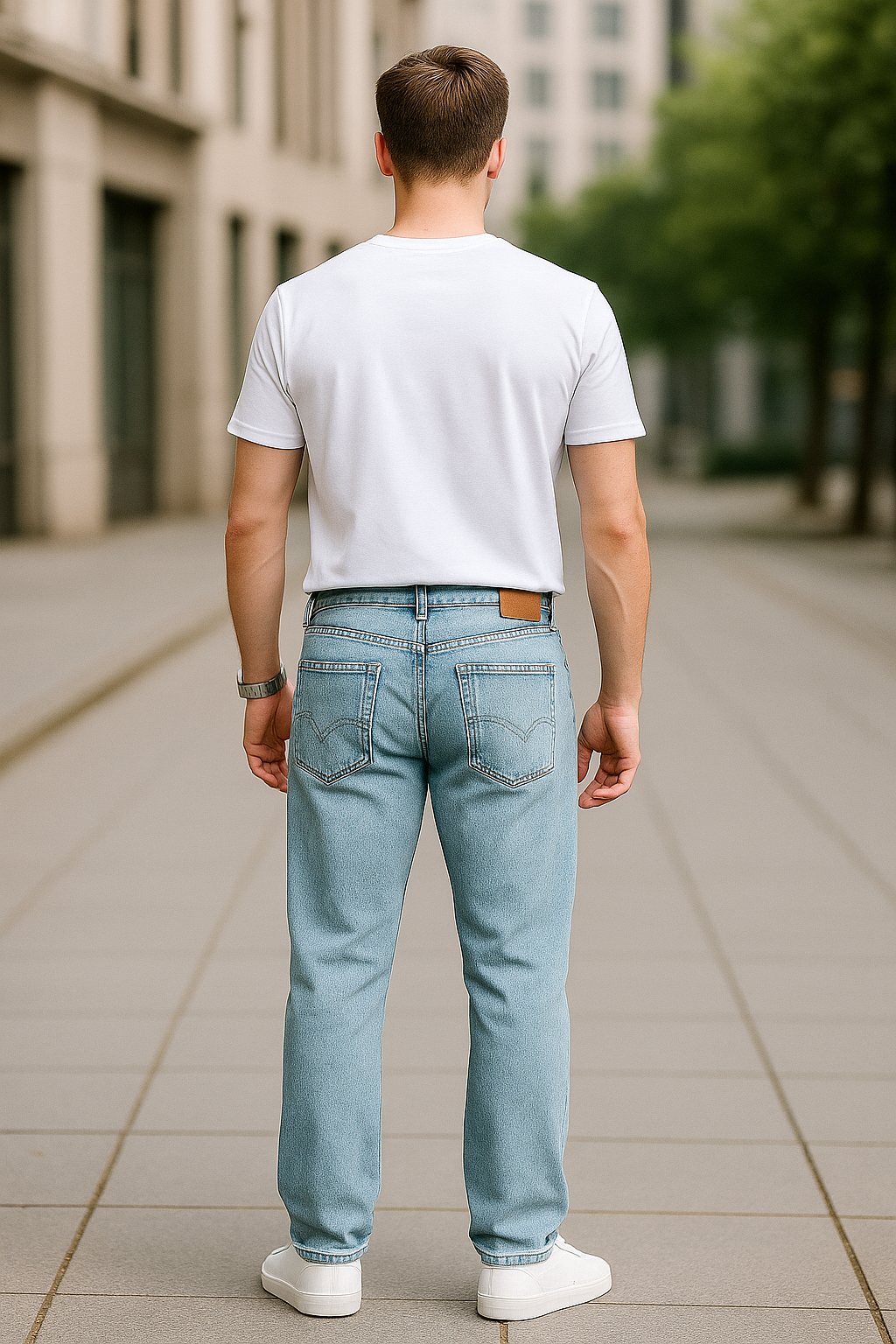 Dunne Zachte Spijkerbroek Voor Heren, Rechte Losse Comfortabele Casual Broek | VIQA VIQA© NEDERLAND