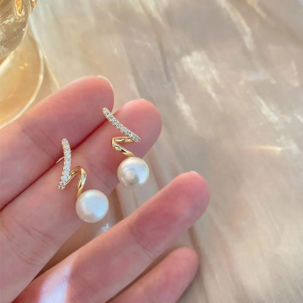 Dames Kristal Oor Klimmers Strass Stud Oorbellen VIQA© NEDERLAND