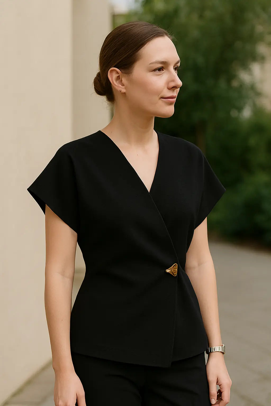 Dames Zomer Blazer Vest, Asymmetrisch Slank Fit Een-knoop Waistcoat Top, Mode Jas | VIQA VIQA© NEDERLAND