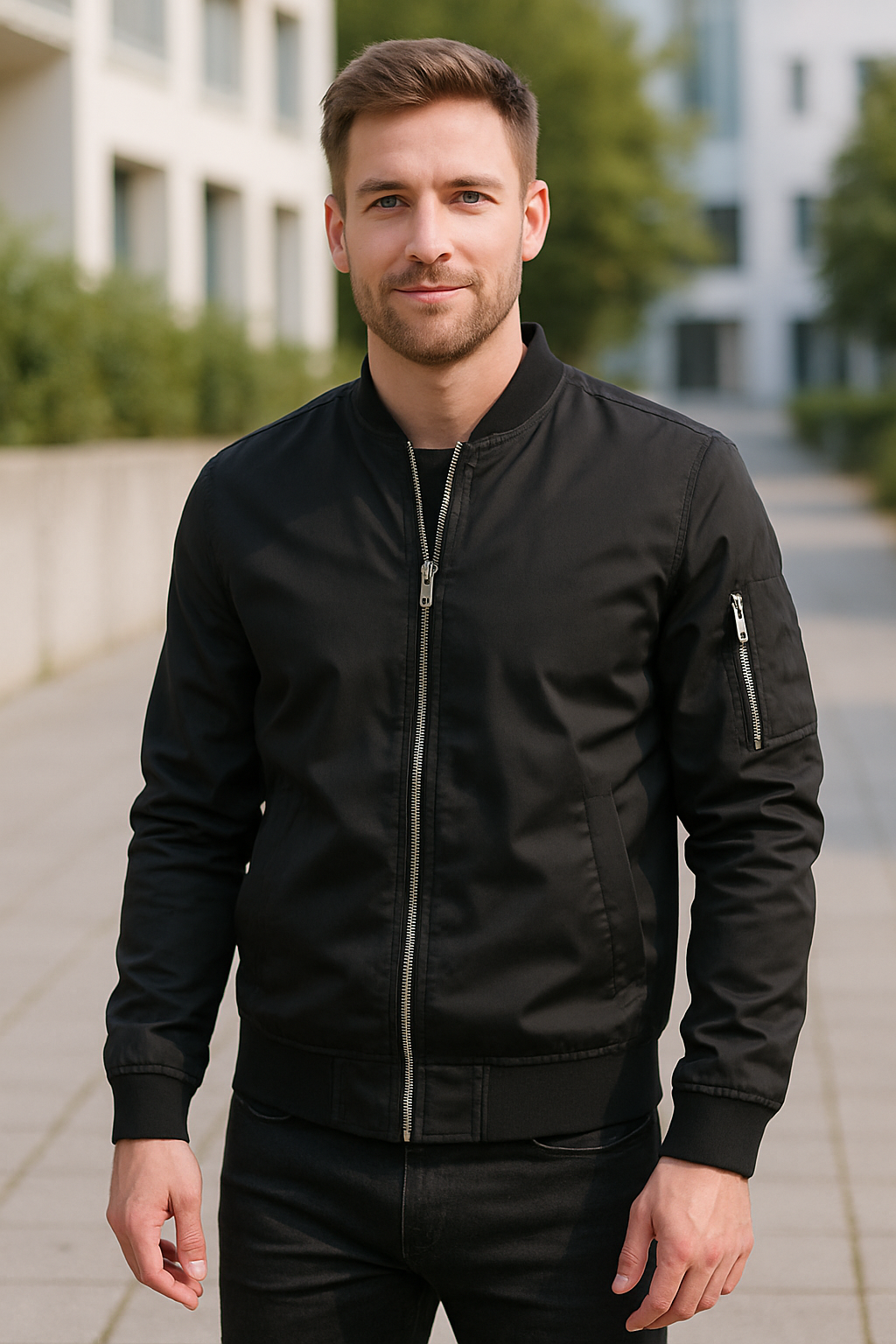 Winddichte Jas Voor Heren, Lichtgewicht Herfst Outdoor Sportjas Met Rits, Casual Lange Mouwen | VIQA VIQA© NEDERLAND