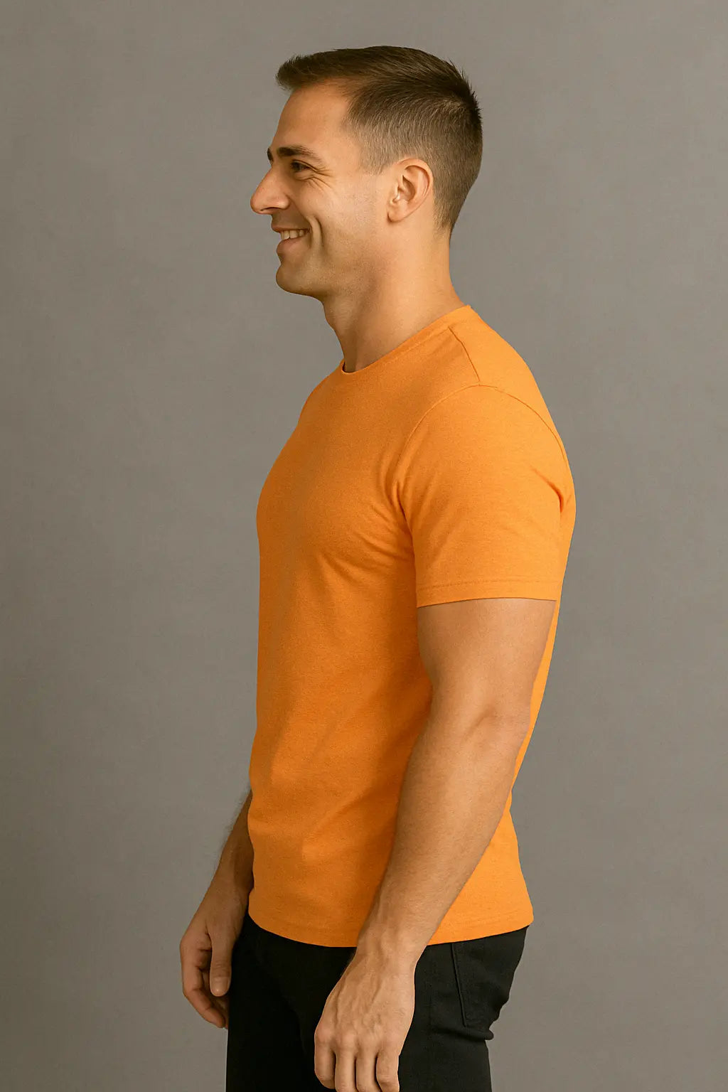 Armand Heren Oranje Sport Shirt Met Korte Mouwen VIQA© NEDERLAND