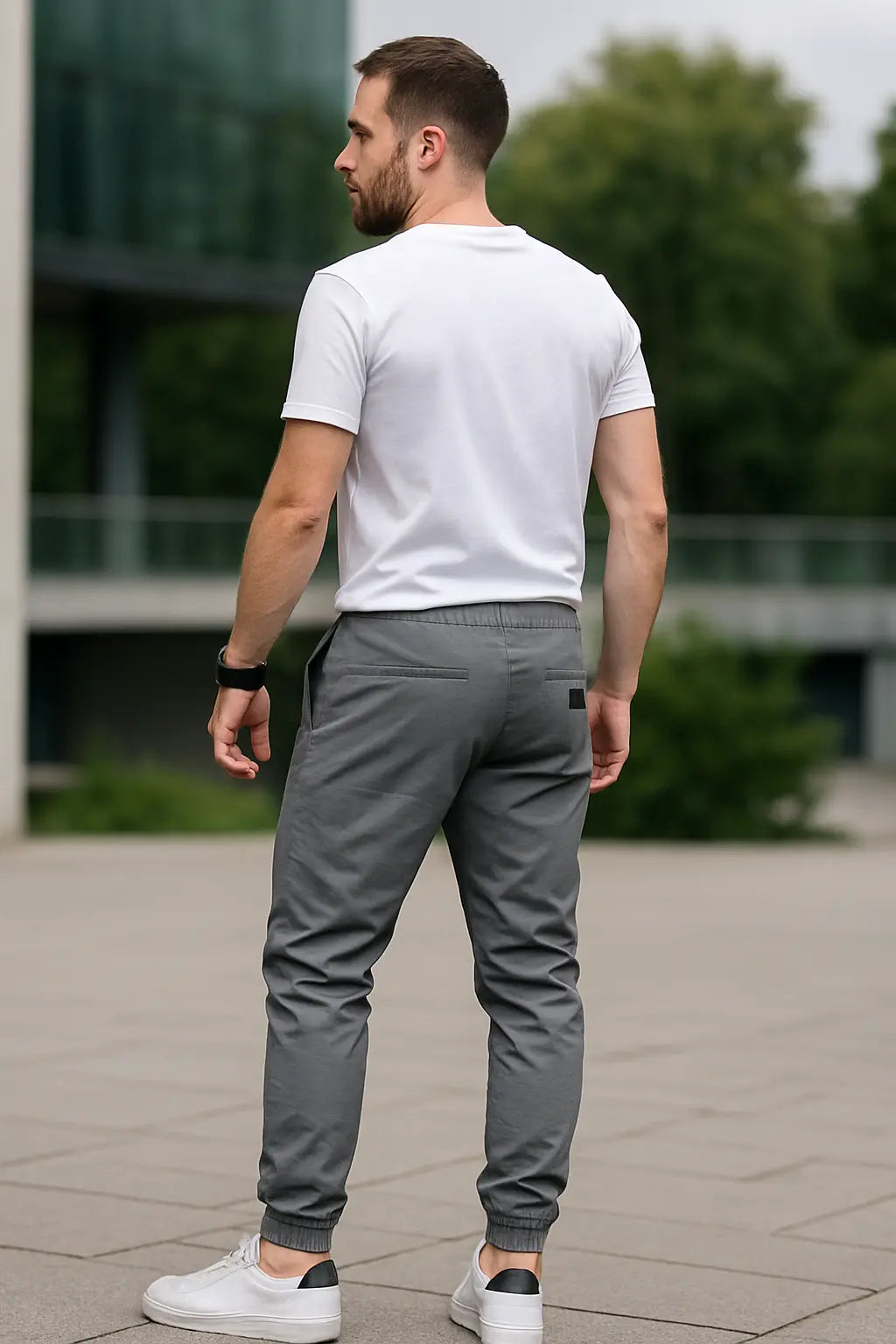 Cargobroek Voor Heren, Losse Rechte Joggingbroek Voor De Zomer, Effen Sportbroek | VIQA VIQA© NEDERLAND