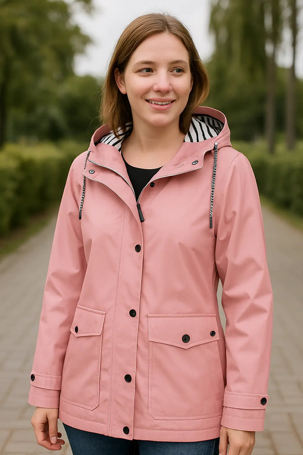 Damesjack Met Capuchon, Casual Jack Met Ritssluiting En Zakken, Loszittende Outdoor Streetwear | VIQA VIQA© NEDERLAND