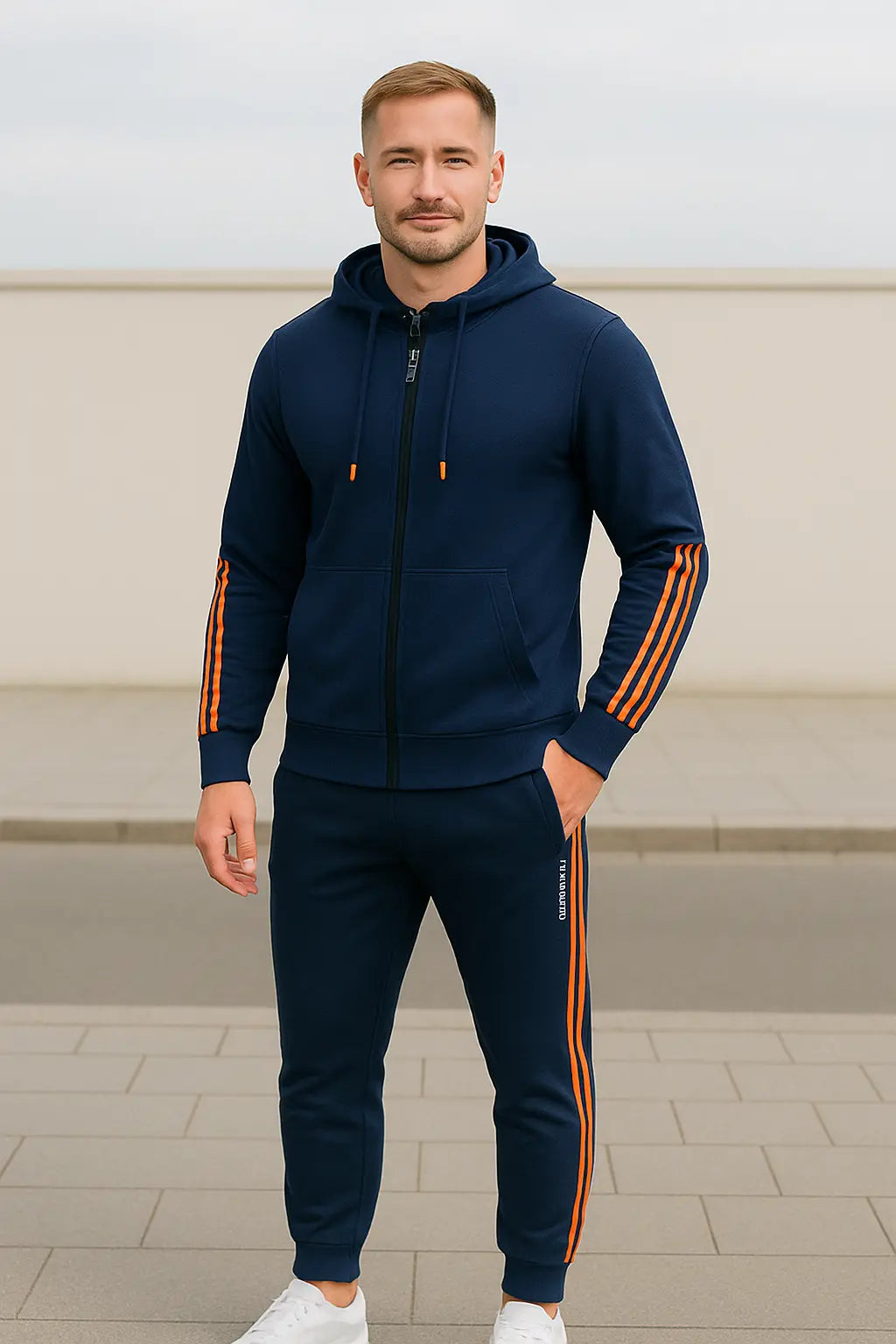 Heren Trainingspak Set, Sweatshirt Met Capuchon En Lange Mouwen En Joggingbroek, Casual Outdoor Fitnesskleding | VIQA VIQA© NEDERLAND