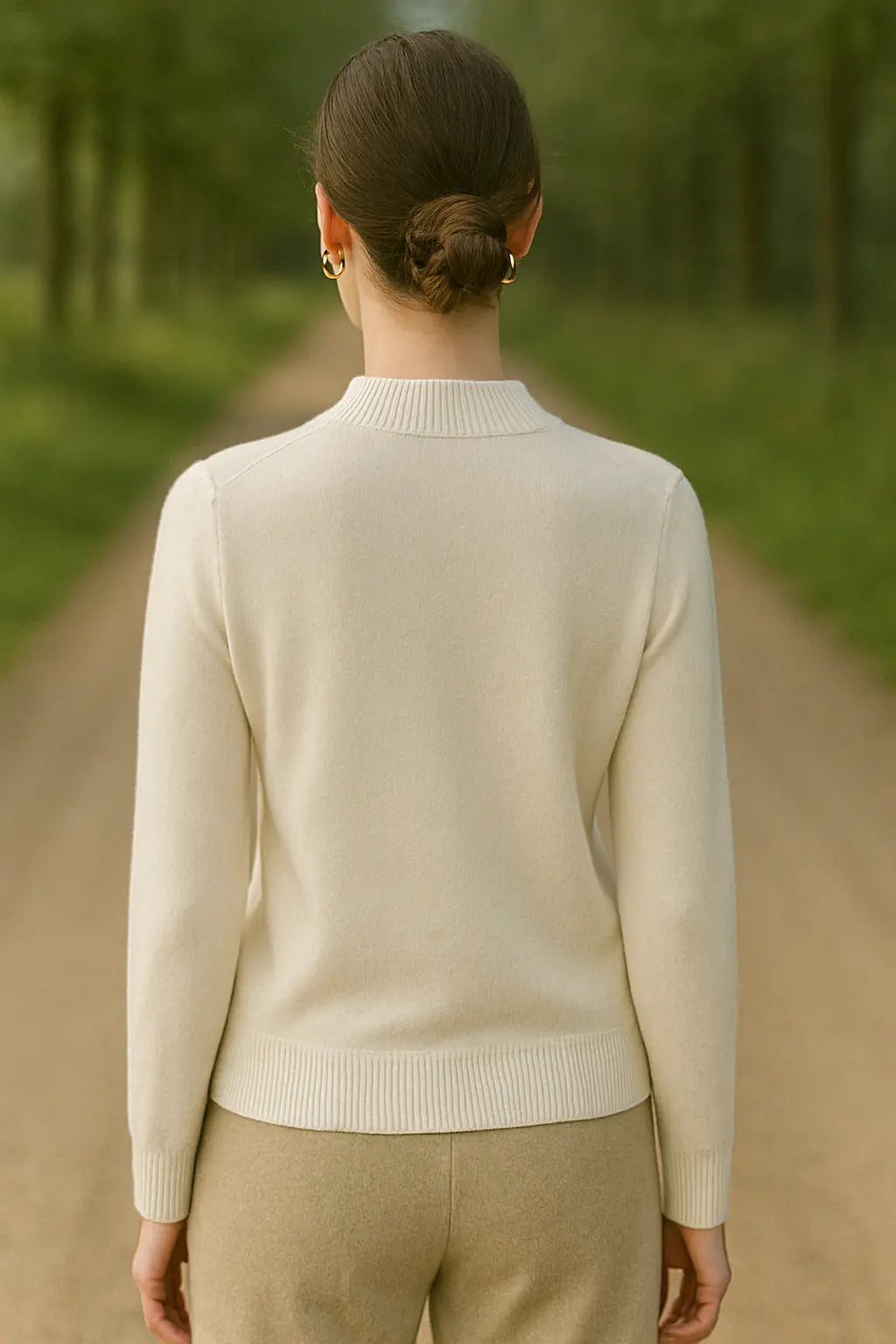 Damestrui Van Merinowol, Gebreide Trui, Lage Hals En Kasjmier-Gevoel Winter Top | VIQA VIQA© NEDERLAND