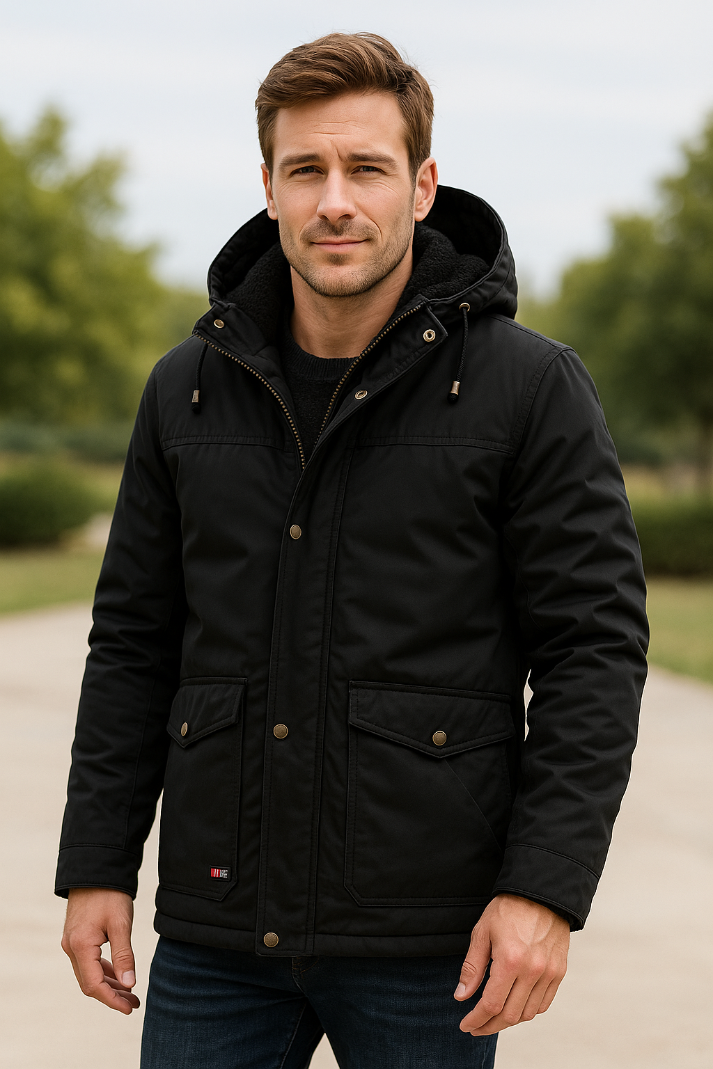 Heren Winter Parka Jas, Dikke Fleece Katoen Capuchon Militaire Winddichte Warme Mantel | VIQA VIQA© NEDERLAND