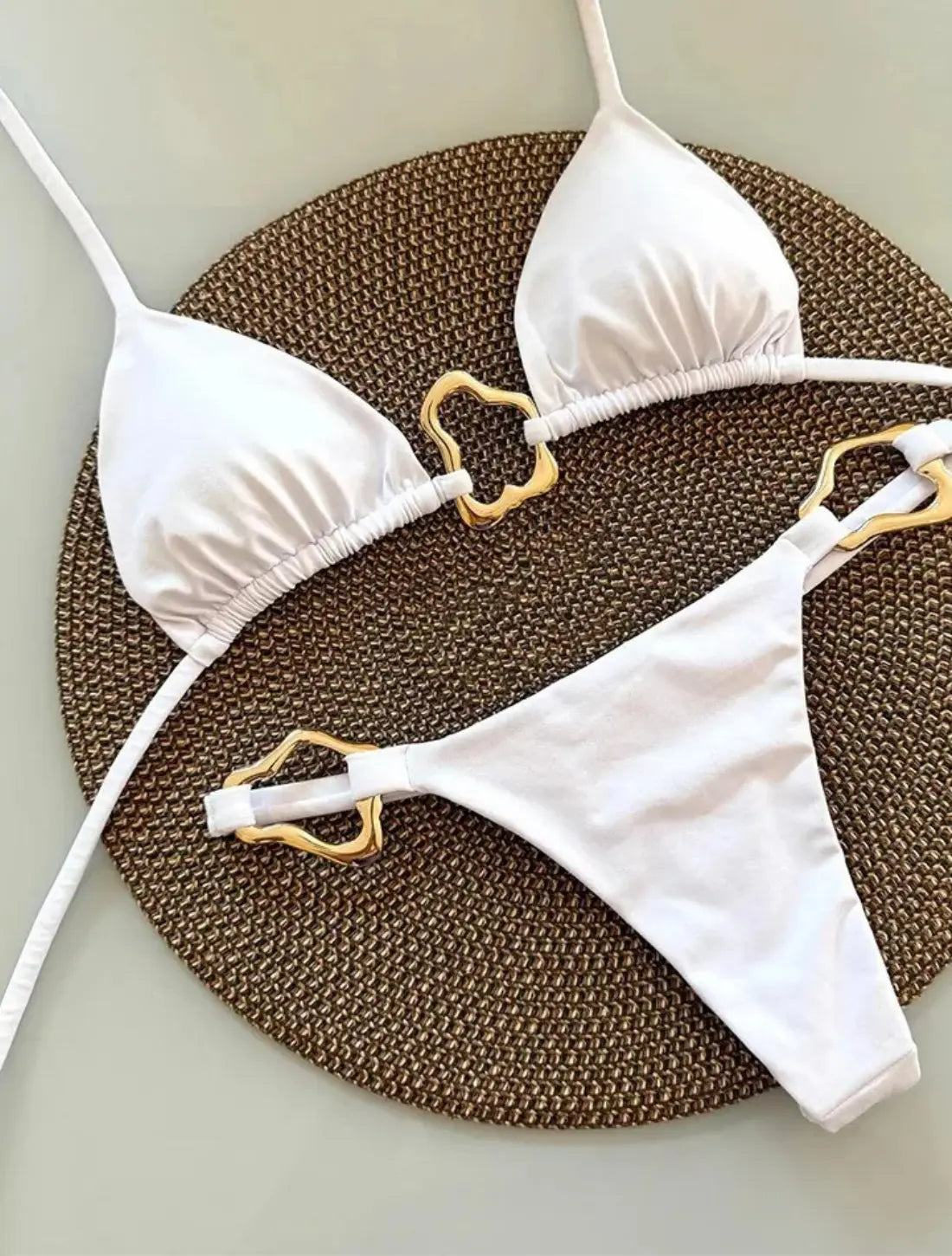 Dames Zomers Tweedelig Badpak Bikini Set Met Hoge Taille | VIQA VIQA© NEDERLANDWit-L