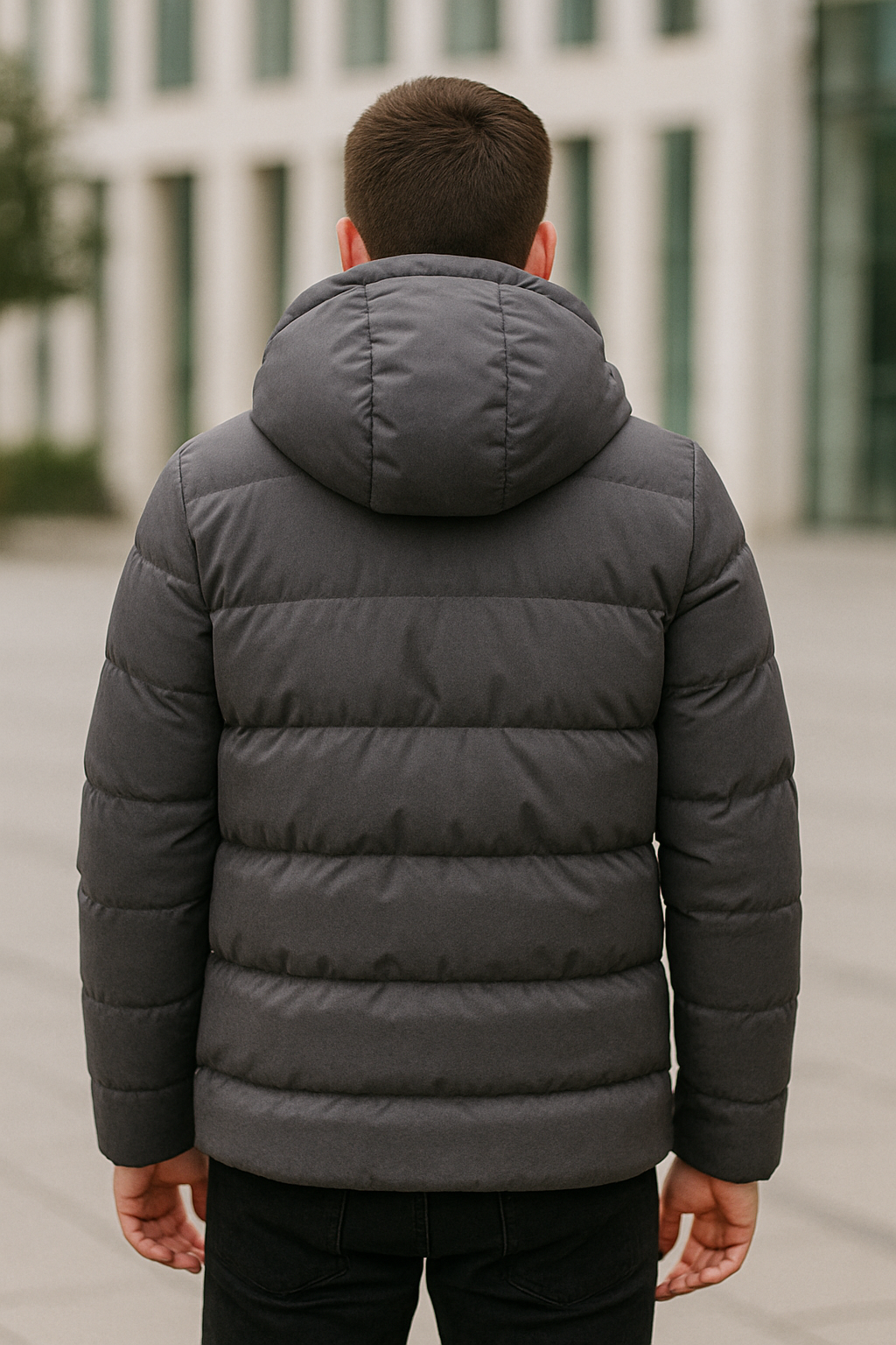 Heren Winterparka, Dikke Pufferjas met Capuchon, Casual Warme Outdoorjas | VIQA VIQA© NEDERLAND
