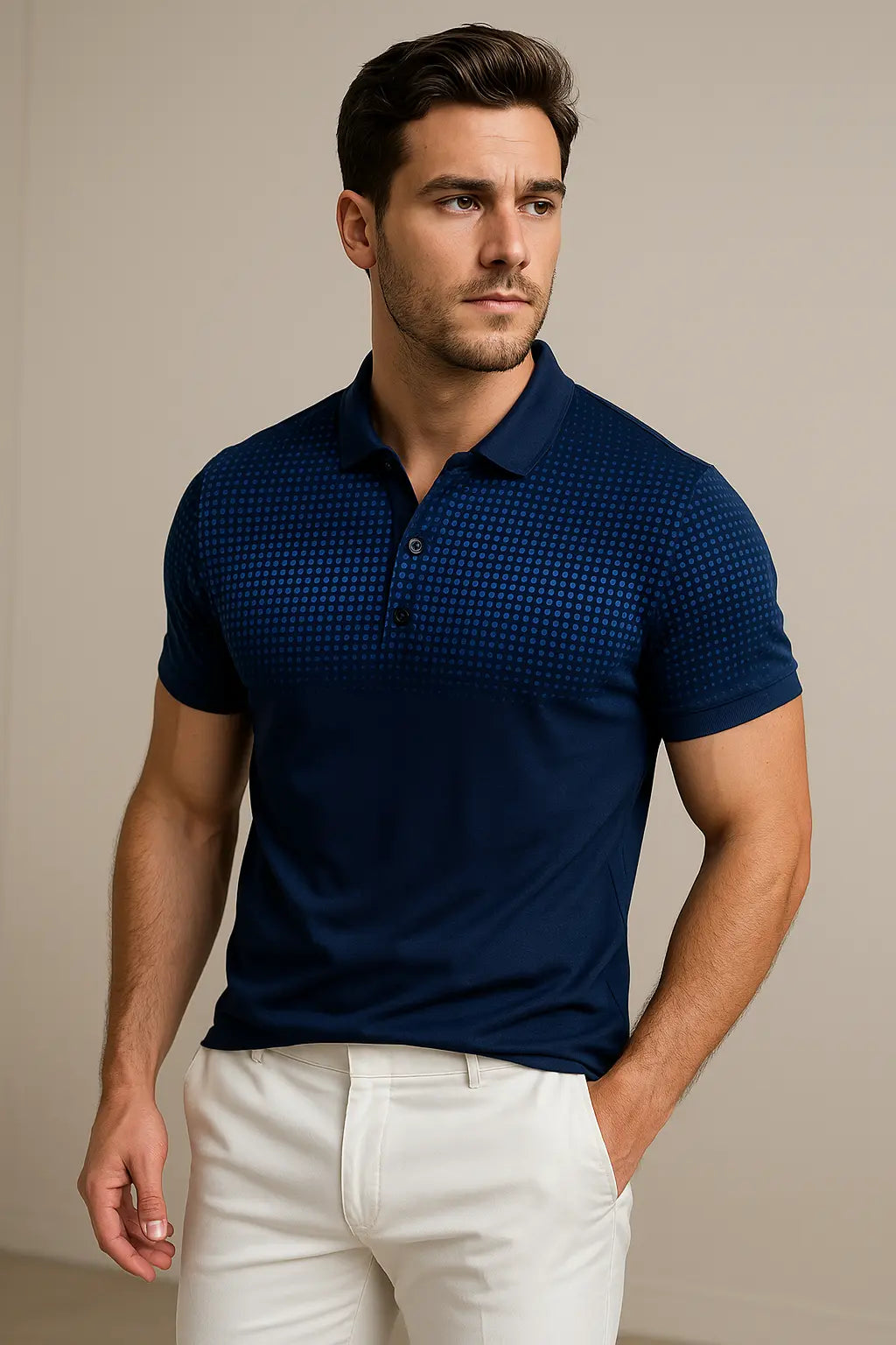 Jason Zommer Comfort Herenpolo VIQA© NEDERLANDBlauw-2XL