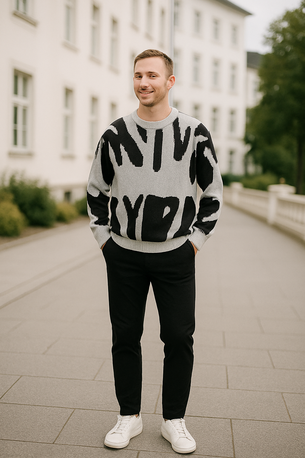 Heren Gebreide Trui, Casual Losse Ronde Hals, Herfst Winter Lange Mouwen Gebreide Top | VIQA VIQA© NEDERLAND