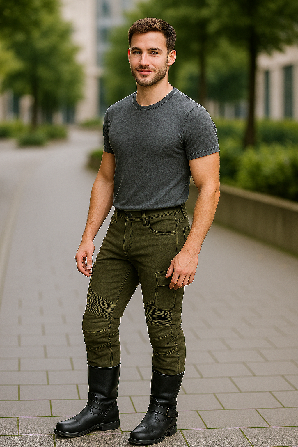 Motorjeans Voor Heren, Motorbroek Met Afneembare Beschermers, Casual Rijstijl Voor Alle Seizoenen | VIQA VIQA© NEDERLAND