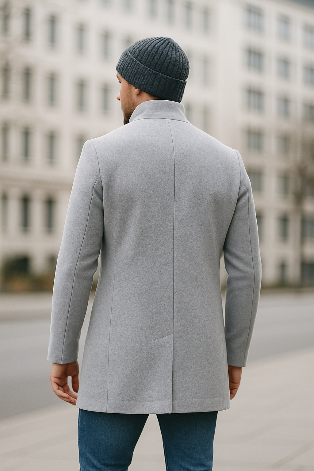 Wintertrenchcoat Voor Heren, Formele Casual Lange Overjas, Warme Outdoorjas | VIQA VIQA© NEDERLAND