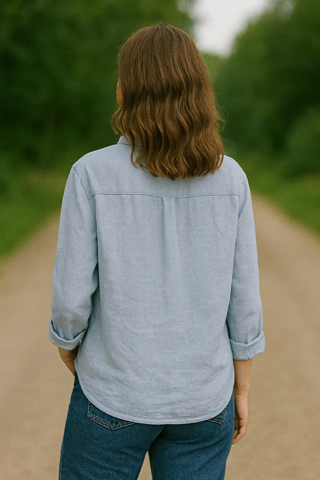 Dames Katoen-Linnen Shirt, Lange Mouwen Met Knopen, Effen Kleur Lente Casual Modieuze Top | VIQA VIQA© NEDERLAND