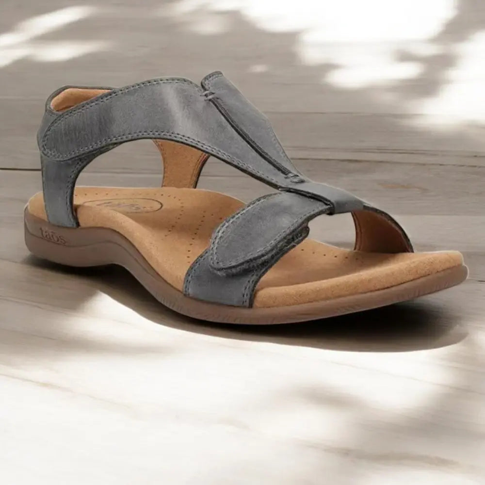 Melissa Ergonomische PU Leren Sandalen VIQA© NEDERLANDGrijs-43