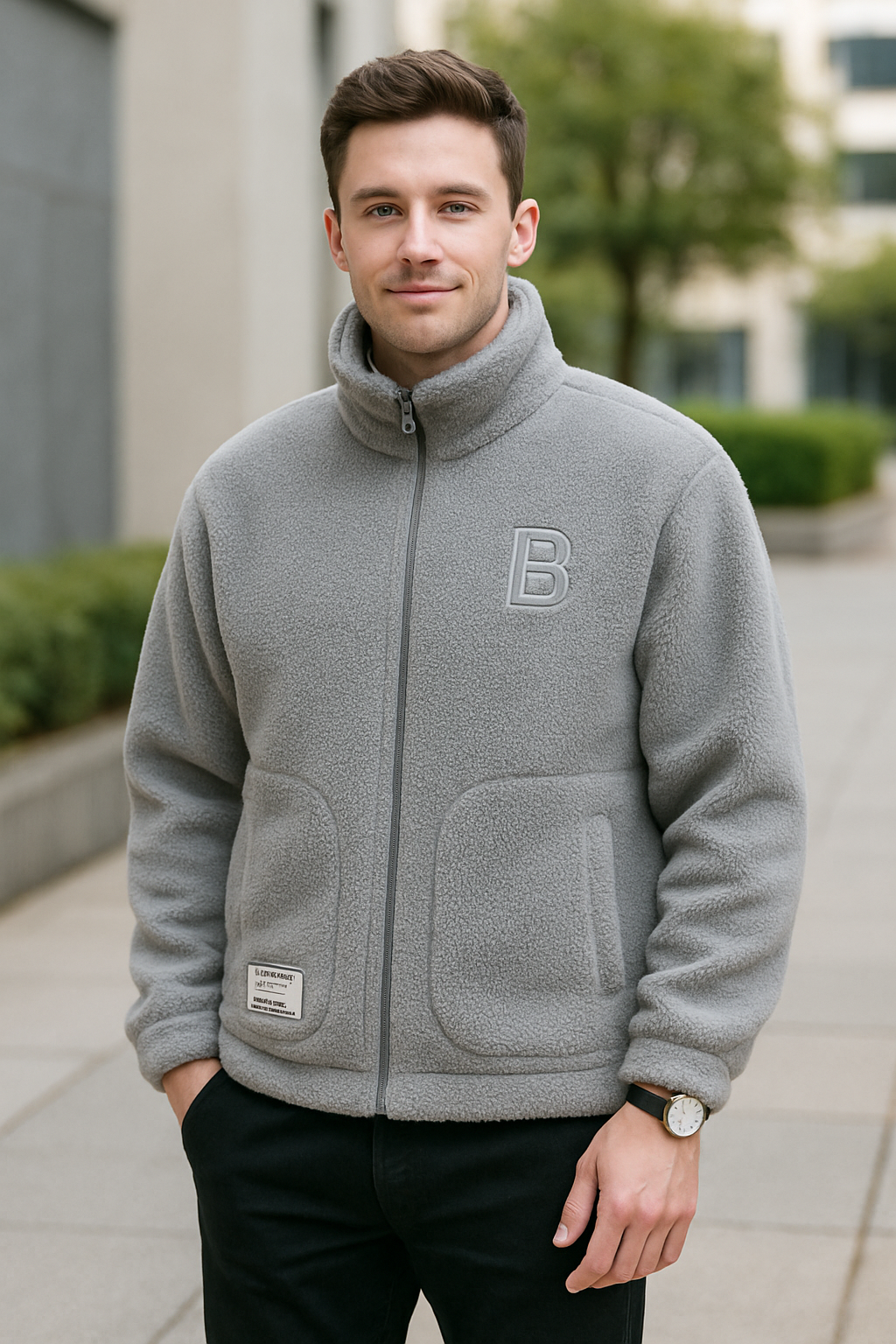 Heren Winter Bontjas, Dikke Katoenen Gewatteerde Lamswollen Jas, Casual Warme Herfstjas Voor Dagelijks Gebruik | VIQA VIQA© NEDERLAND