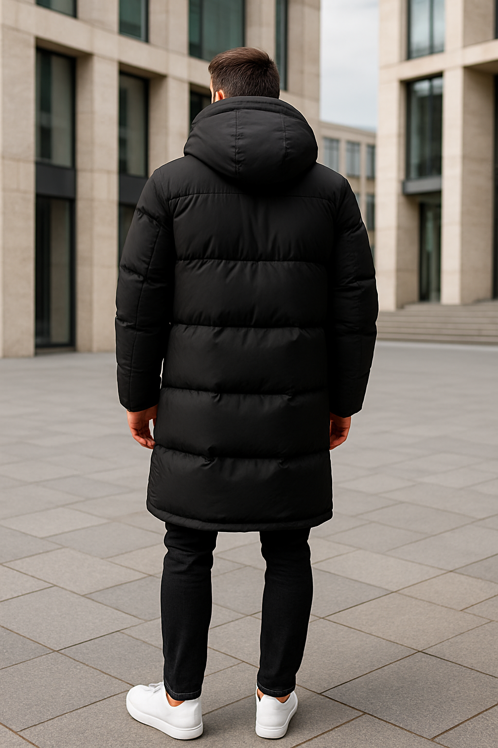 Heren Lange Parka Puffer Jas, Dikke Winter Warme Donsjas Streetwear | VIQA VIQA© NEDERLAND