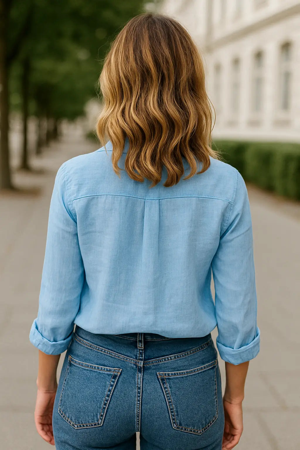 Dames Overhemd Van Katoen-Linnen Met Lange Mouwen, Casual Polo Losvallende Pasvorm | VIQA VIQA© NEDERLAND