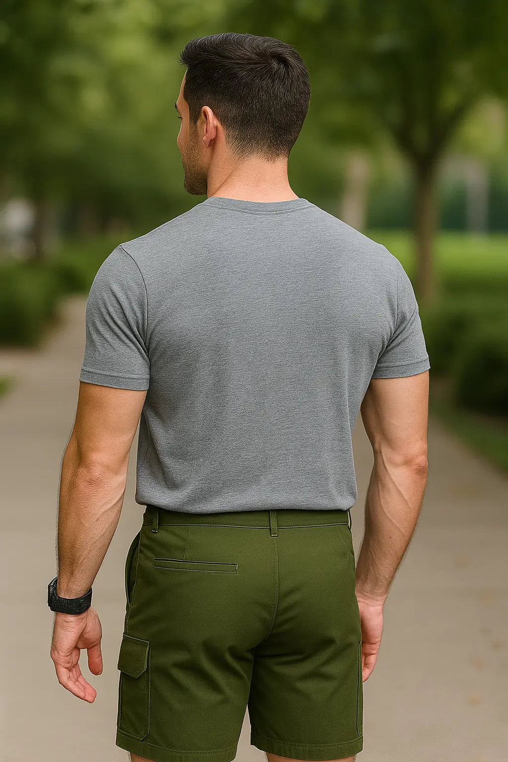 Heren Zomer Cargoshort, Loszittende Strandshort Met Zakken, Casual Patchwork Kleding| VIQA VIQA© NEDERLAND