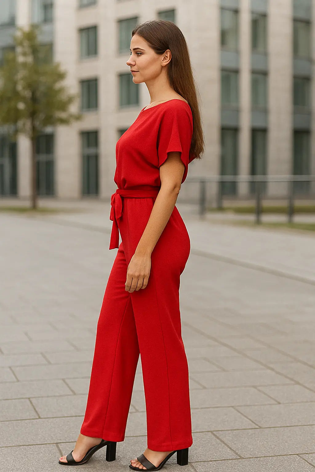 Tweedelige Set Dames, Elegante Jumpsuit Met Korte Mouwen En Hoge Taille, Zomers Feestclubpakje | VIQA VIQA© NEDERLAND