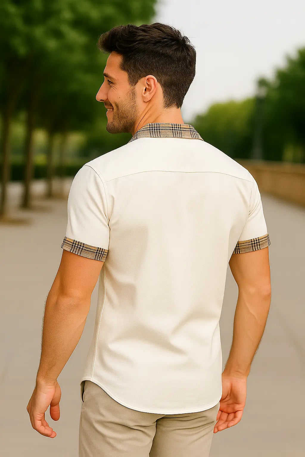 Heren Casual Zomer Shirt, Lichtgewicht Ademend Kap Top, Los Fit Met Zak | VIQA VIQA© NEDERLAND