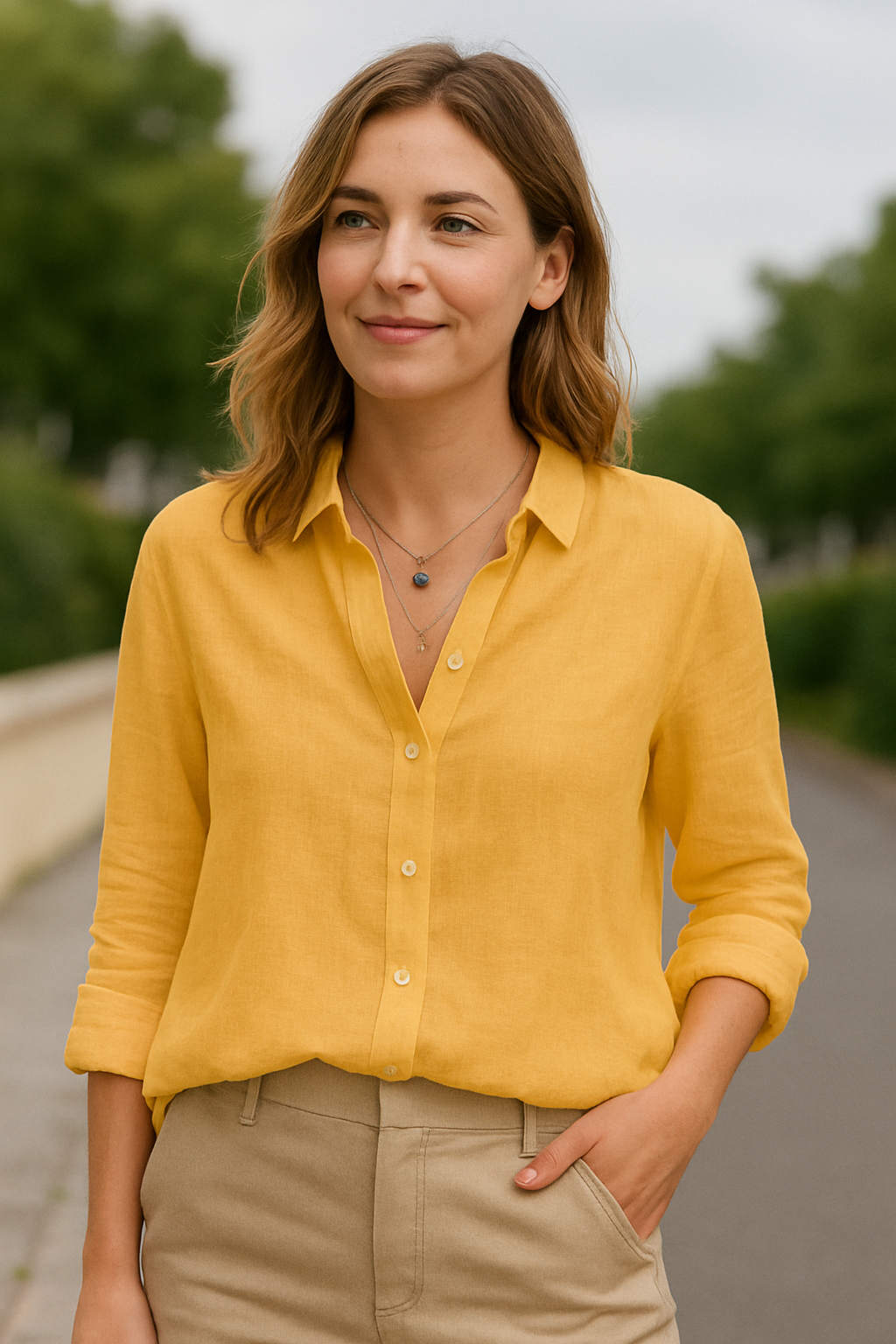 Dames Zomer Overhemd, Blouse met Lange Mouwen, Casual Stijl Mode Top | VIQA VIQA© NEDERLAND