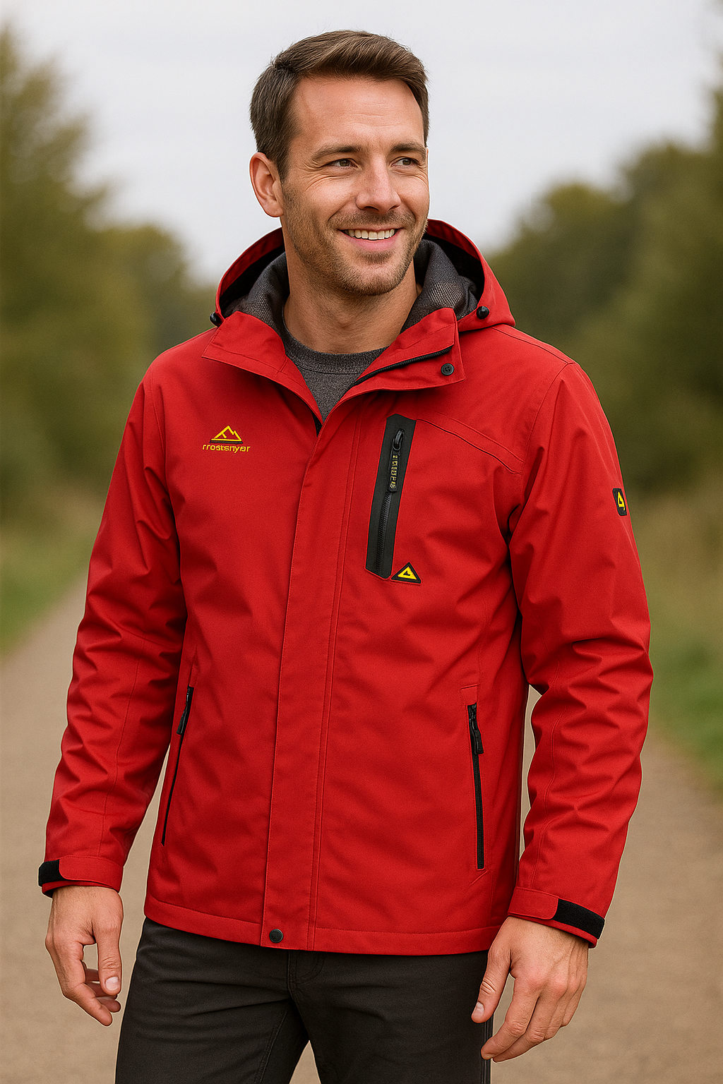 Lichtgewicht Waterdichte Jas Voor Heren, Mesh Gevoerde Outdoor Regen- En Windjack Voor Wandelen En Vssen | VIQA VIQA© NEDERLAND