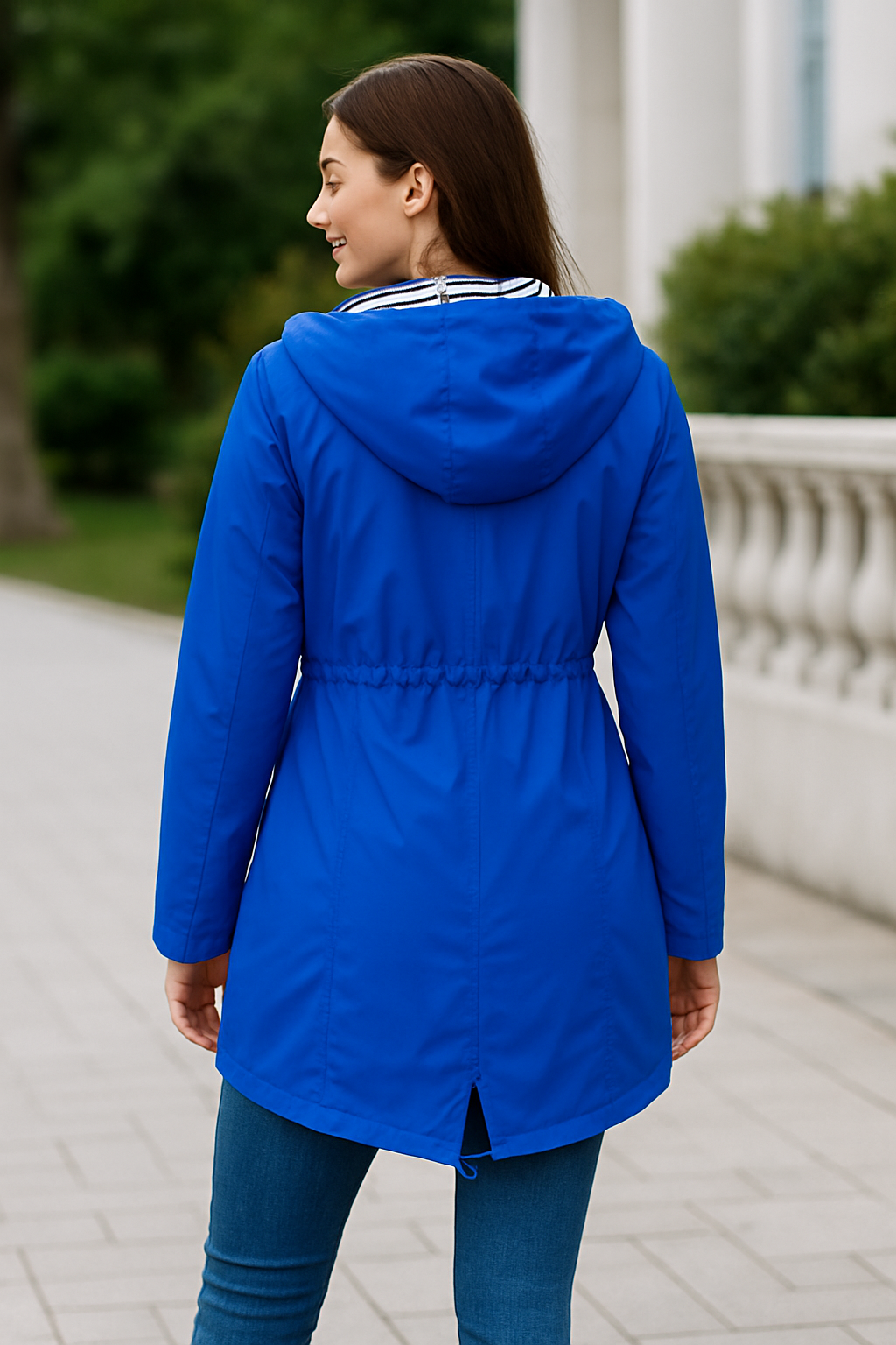 Waterdichte Regenjas voor Vrouwen, Lichtgewicht Casual Outdoor Regenjas Met Kap En Koord | VIQA VIQA© NEDERLAND