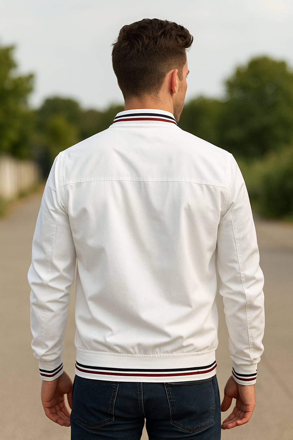 Heren Bomberjack, Staande Kraag Rits Varsity Jas, Winter Herfst Outdoor Casual Top | VIQA VIQA© NEDERLAND