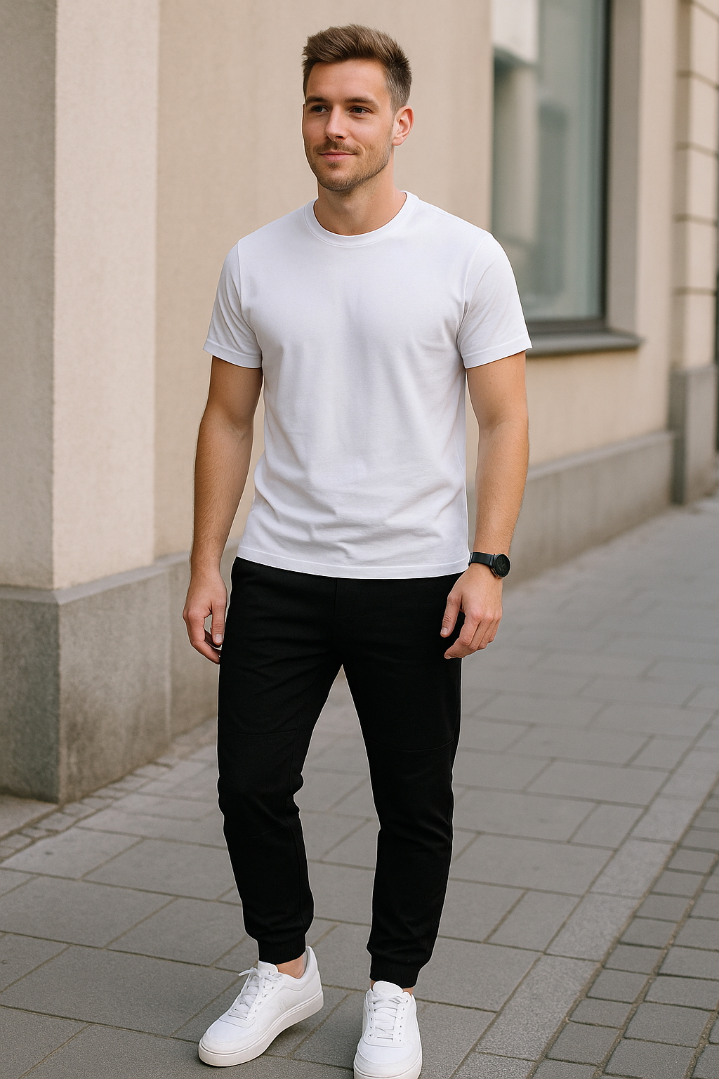 Heren Skinny Cargobroek Met Hoge Stretch, Casual Joggingbroek Met Meerdere Zakken Voor Buiten | VIQA VIQA© NEDERLAND