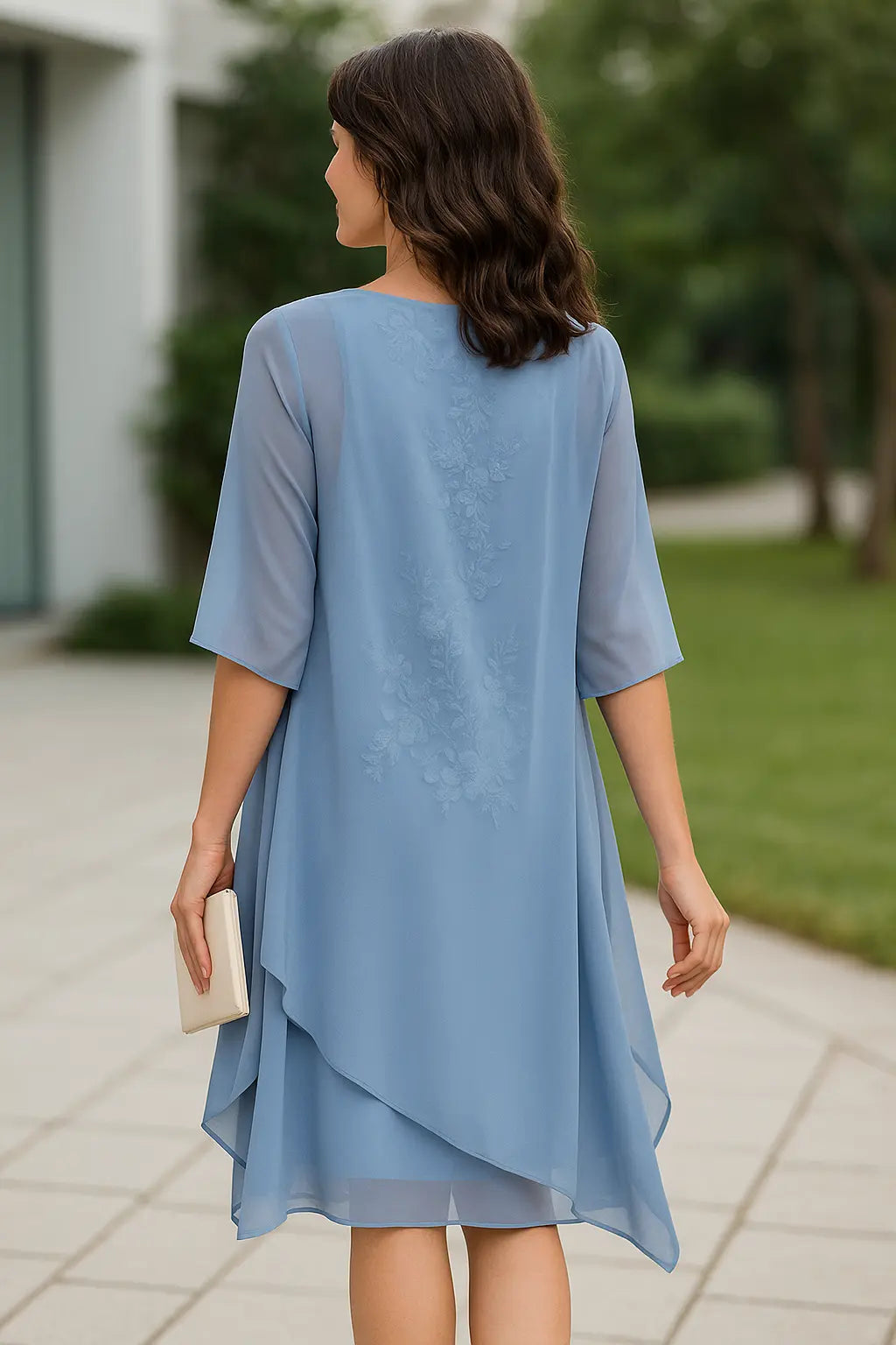 Dames 2-Delige Midi-Jurkenset, Bloemenjurk Zonder Mouwen Met Lang Vest, Outfit Voor Bruiloftsgasten | VIQA VIQA© NEDERLAND