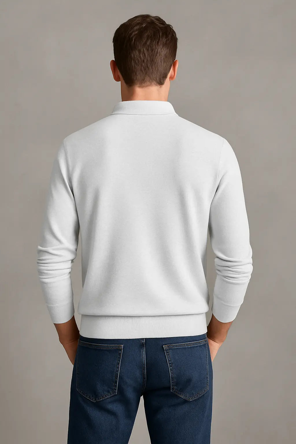 Darren Heren Zomerpolo Met Lange Mouwen VIQA© NEDERLAND