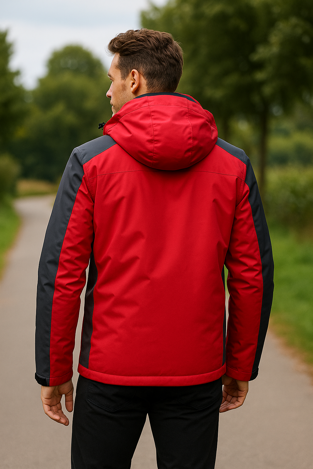 Waterdichte Jas Met Capuchon Voor Heren, Winter Outdoor Windjack Mantel | VIQA VIQA© NEDERLAND