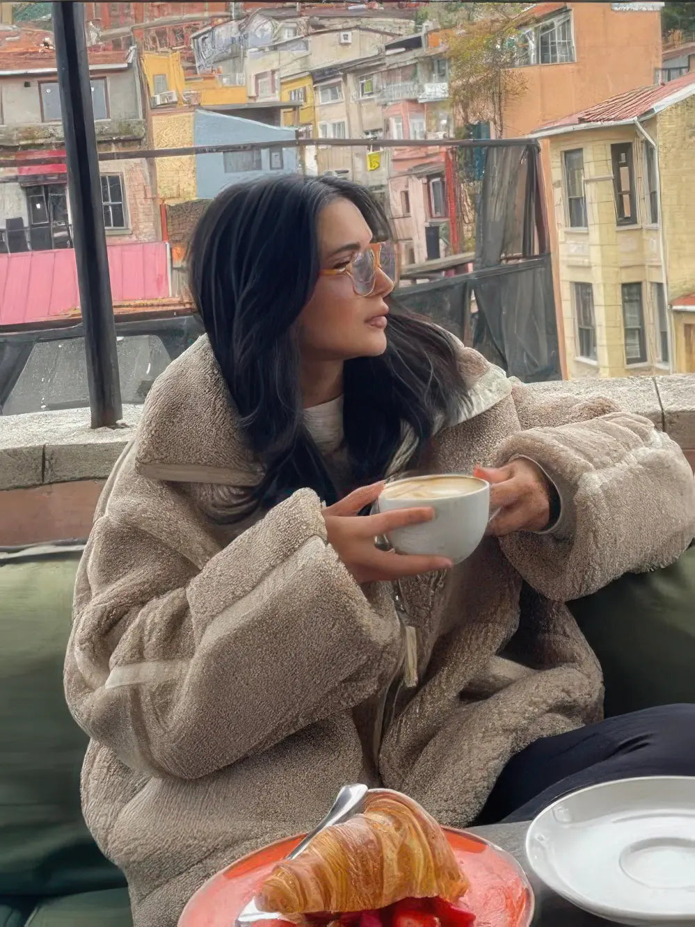 Zacht Fleece Jas Voor Dames VIQA© NEDERLANDKoffie-XL