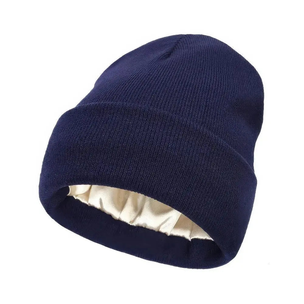 Gebreide Uniseks Kasjmier Muts VIQA© NEDERLANDBlauw